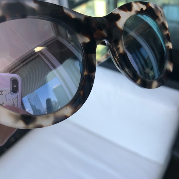 Illesteva Boca Silver Mirror Sunglasses main image 6